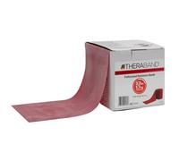 THERABAND Resistance Bands, 50 Yard Roll Professional Latex Elastic Band For Upper & Lower Body & Core Exercise, Physical Therapy, Pilates, At-Home Workouts, & Rehab, Red, Medium, Beginner Level 3