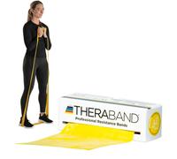 THERABAND Resistance Bands 6 Yard Roll, Yellow, Light Latex Band for Strength