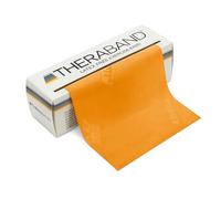 TheraBand Resistance Band Latex Roll - Stretch Bands for Exercise & Professional Physio, Exercise Band for Rehab, Pilates, Training & Mobility Recovery - 6 Yard Roll, (Max, Level 7) - Gold