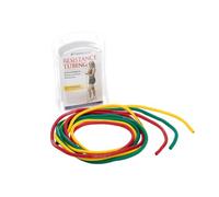 TheraBand Resistance Tubes, Professional Latex Elastic Tubing, Upper & Lower Body, Core Exercise, Physical Therapy, Lower Pilates, At-Home Workouts, & Rehab, 5 Foot, Yellow, Red, & Green, Beginner Set
