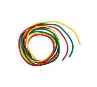 TheraBand Resistance Tubes, Professional Latex Elastic Tubing, Upper & Lower Body, Core Exercise, Physical Therapy, Lower Pilates, At-Home Workouts, & Rehab, 5 Foot, Yellow, Red, & Green, Beginner Set