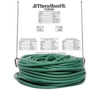 TheraBand Resistive Exercise Tubing - 7.5m Strong, Green, Natural Latex Product, Allows a Great Range of Resistance Training, Increases Strength and Mobility