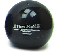 Theraband Soft Weight, 4.5" Ball for Isometric Workouts, Strength Training, Rehab, Shoulder Rehab & Surgery Recovery, Black, 6.6 lbs