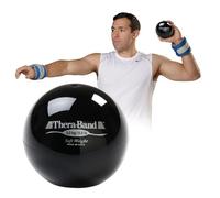 Theraband Soft Weight, 4.5" Diameter Exercise Ball for Strength Training & Rehab Exercises, Pilates, Yoga, Toning Workouts, Home Exercise Equipment