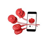 Therabody PowerDot 2.0 Duo - Red Massage Device for Optimal Recovery and Wellness for Runners and Athletes