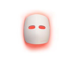 Therabody TheraFace Mask Glo, LED Face Mask Skincare | Cordless Red, Blue, Infrared LED Light Mask with Soothing Scalp Massage for Radiant Glowing Skin, Adjustable Straps
