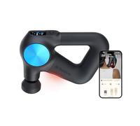 Therabody Theragun PRO Plus 6-in-1 Deep Tissue Percussion Massage Gun | Handheld Personal Massager for Full Body Tension Relief & Muscle Tension - Biometric Sensor, Vibration & Heated Attachments