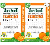 TheraBreath Dry Mouth Lozenges with Zinc, 100 Lozenges, Mandarin Mint, 100 Count (Pack of 2)