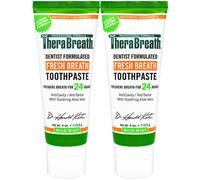 TheraBreath Fresh Breath Dentist Formulated 24-Hour Toothpaste Mild Mint 4 Ounce (Pack of 2)
