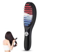 Therabrush for Hair Growth, 2024 New Innovative Hair Restoring Brush Red Light Therapy Hair Brush,Multifunctional Red Light Brush for Preventing Hair Loss#Black