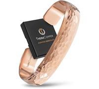 TheraCopper Pure Copper Bracelets for Women & Men, Cuff, Adjustable, Copper, no gemstone