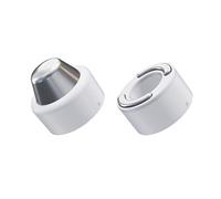 TheraFace PRO Microcurrent Facial Device - 8-in-1 Compact Face Massager, Facial Kit & Face Sculpting Tool with LED Light Therapy (White - Hot and Cold Rings)