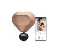 TheraGun Mini 2 - Handheld Electric Massage Gun - Compact Deep Tissue Treatment for Any Athlete On The Go - Portable Percussion Massager with QuietForce Technology & 3 Foam Attachments - Desert Rose