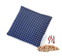 THERALINE Cherry Stone Cushion, Heat Cushion, Grain Pillow, Microwave, Cherry Stone Pillow, Microwave, Cherry Stone Pillow Neck Shoulder, Heat Cushion Microwave, Size 19 x 19 cm