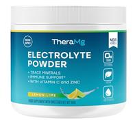 TheraMg® Electrolytes Powder - Zero Sugar Hydration Support for Fasting, Travel, Sports & Recovery - with Sodium, Magnesium, Vitamin C, Zinc & Trace Minerals - Natural Lemon Lime Flavour