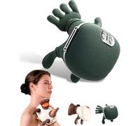 Therapalm Neck and Back Massager, The Real Hand Massager with Heating, N7 Master Massage Master for Shoulder, Ergonomic Electric Kneading, for Shoulder, Necks, Legs (Green)