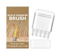 Therapeutic Hair Brush - Scalp Massage and Oil Applicator, Root Stimulator with Ergonomic Handle, Hair Growth Device with Soft, Flexible Teeth, Perfect for Daily Hair Treatment, Folli