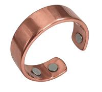 Therapeutic Magnetic Ring, Adjustable Finger Rings, Therapeutic Magnetic Ring, Magnetic Treat Ring, Magnetic Lymphatic Detoxification Ring for Relieving Stress and , Slim Open