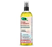Therapeutic Massage Oil for Stress & Anxiety Relief - Calming, Relaxes Muscles, Enhances Sleep & Promotes Relaxation - All Skin Types (250ml Spray)