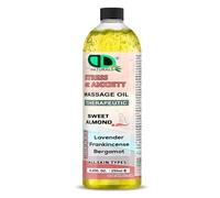 Therapeutic Massage Oil for Stress & Anxiety Relief - Calming, Relaxes Muscles, Enhances Sleep & Promotes Relaxation - All Skin Types (250ml)