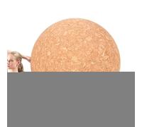 Therapeutic Massage Sphere - Natural Bark Composite, Dynamic Body Revitalization, Precision Flex Motion, Restorative postures Alignment, Athletic Balance Enhancement | Enhances Mobility Through Focuse