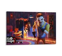 Therapi Hello Neighbor 2 Game Poster Poster Decorative Painting Canvas Wall Posters And Art Picture Print Modern Family Bedroom Decor Posters 08x12inch(20x30cm)