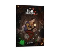 Therapi Poster De Jeu Hello Neighbor 2 Poster4 Poster Decorative Painting Canvas Wall Posters And Art Picture Print Modern Family Bedroom Decor Posters 20x30inch(50x75cm)