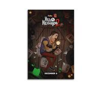 Therapi Poster De Jeu Hello Neighbor 2 Poster4 Poster Decorative Painting Canvas Wall Posters And Art Picture Print Modern Family Bedroom Decor Posters 12x18inch(30x45cm)