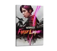 Therapi Video Game Poster for Infamous First Light Poster Decorative Painting Canvas Wall Posters And Art Picture Print Modern Family Bedroom Decor Posters 12x18inch(30x45cm)