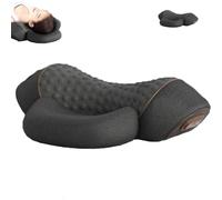 Therapillow Traction Massager, Callixe Thera Pillow Massage Neck Hump, Callixe Thera Pillows, The 3-in-1 Neck Massager Pillow with Heating and Traction Function, for Necks Back Shoulder (Black)