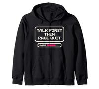 Therapist Gamer Emotional Controller Gamer Mental Health Fun Zip Hoodie