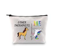 Therapist Gifts for Women Therapist Makeup Bag Cosmetic Other Therapists Me Unicorn Funny Gifts Therapist Appreciation Gifts Therapist Travel Bag Pouch (Therapist Bag)