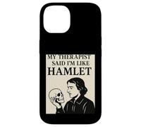 Therapist Hamlet Skull Shakespeare Tragedy Play Humorous Case for iPhone 14