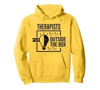 Therapist Helping Minds Heal Creative Thinkers Listen Guide Pullover Hoodie