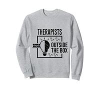 Therapist Helping Minds Heal Creative Thinkers Listen Guide Sweatshirt