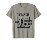 Therapist Helping Minds Heal Creative Thinkers Listen Guide T-Shirt