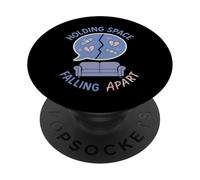 Therapist Humor Burnout Counselor Mental Health Meme Gift PopSockets Adhesive PopGrip