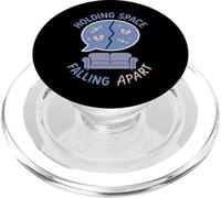 Therapist Humor Burnout Counselor Mental Health Meme Gift PopSockets PopGrip for MagSafe