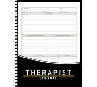 Therapist Journal: Workbook that helps you plan for & track your session Notes | Progress Tracker for Counselors | Psychologists | and Mental Health ... Plans & Comments 8.5 x 11 Inches | 120 Pages