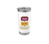 Therapist Route Feelings Questions Breakthrough Mental Stainless Steel Insulated Tumbler