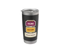 Therapist Route Feelings Questions Breakthrough Mental Stainless Steel Insulated Tumbler