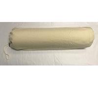 Therapist’s Choice Microfiber Bolster Cover with Drawstring Closure, Soft & Durable, Size: 6" x 27" (Cover Only, Bolster Not Included) (Sage)-Natural (Light Brown)