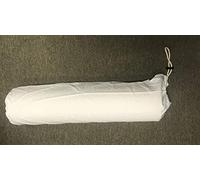Therapist’s Choice Microfiber Bolster Cover with Drawstring Closure, Soft & Durable, Size: 6" x 27" (Cover Only, Bolster Not Included) (Sage)-White