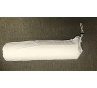 Therapist’s Choice Waterproof Bolster Cover with Drawstring Closure, Size: 6" x 27" Reusable & Machine Washable (Cover Only, Bolster Not Included) (White)-White