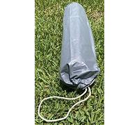 Therapist’s Choice Waterproof Cylinder Pillow Case Cover for Massage Table Bolsters with Drawstring Closure, Size: 6" x 27" Reusable & Machine Washable (Cover Only) (Gray)