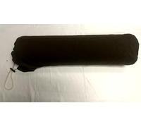 Therapist's Choice® Microfiber Bolster Cover with Drawstring Closure, Soft & Durable, Size: 6" x 27" (Cover Only, Bolster Not Included) (Black)