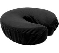 Therapist's Choice® Premium Deluxe Microfiber Massage Table Face Cradle Covers, 4pcs per Package (Black)