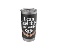 Therapy Affirmation Mindfulness Quote Feelings are Valid Stainless Steel Insulated Tumbler