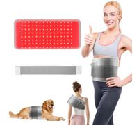 Therapy Belt Dual-Wavelength Infrared Red Belt 4-in-1 Comfort & Tension Ease Her 4 Precise Temperature Heat Soothing, Cordless Heating Pad for Back Pain Relief Waist Abdomen