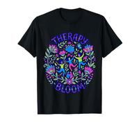 Therapy Bloom Occupational Wellness Folk Art Floral T-Shirt